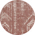 Desert Nomad Terrace Collection Area Rug - Sahara (Rust Red)