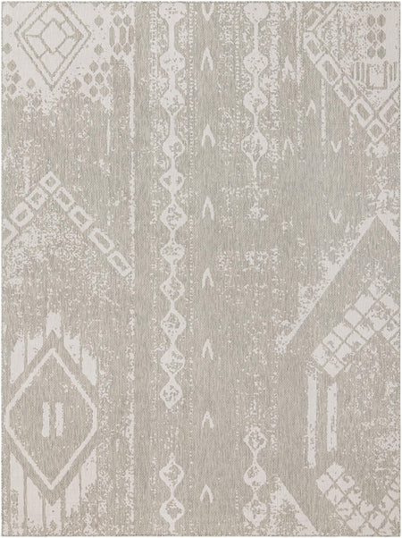 Desert Nomad Terrace Collection Area Rug - Sahara (Gray)