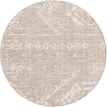 Desert Nomad Terrace Collection Area Rug - Sahara (Gray)