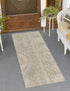 Desert Nomad Terrace Collection Area Rug - Sahara (Gray)