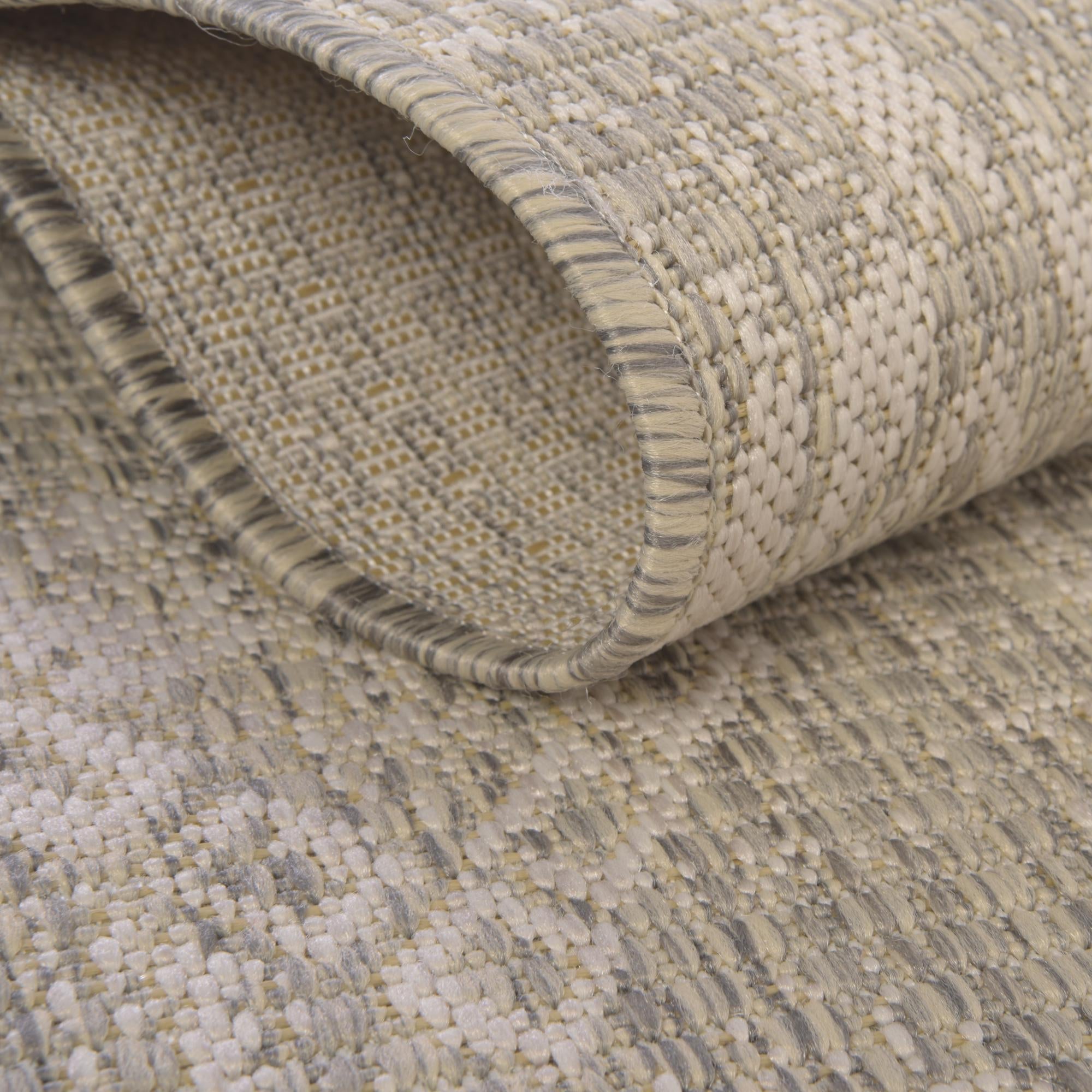 Desert Nomad Terrace Collection Area Rug - Sahara (Gray)