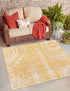 Desert Nomad Terrace Collection Area Rug - Sahara (Yellow)