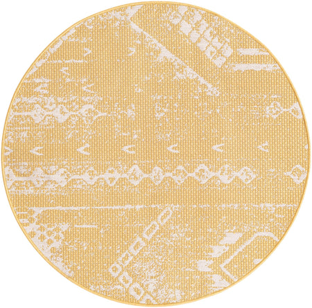 Desert Nomad Terrace Collection Area Rug - Sahara (Yellow)