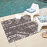 Desert Nomad Terrace Collection Area Rug - Sahara (Charcoal Gray)