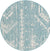 Desert Nomad Terrace Collection Area Rug - Sahara (Light Aqua) Round Light Aqua Main