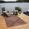 Urban Terrace Collection Area Rug -  Chelsea (Brown) Rectangle Brown  lifestyle 13