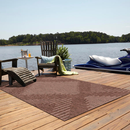 Urban Terrace Collection Area Rug -  Chelsea (Brown)