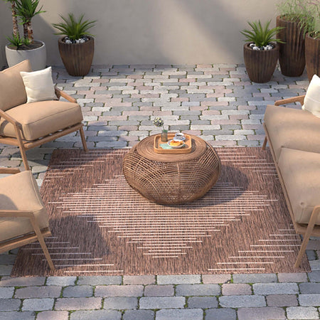 Urban Terrace Collection Area Rug -  Chelsea (Brown)