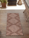 Urban Terrace Collection Area Rug -  Chelsea (Brown) Runner Brown  lifestyle 0