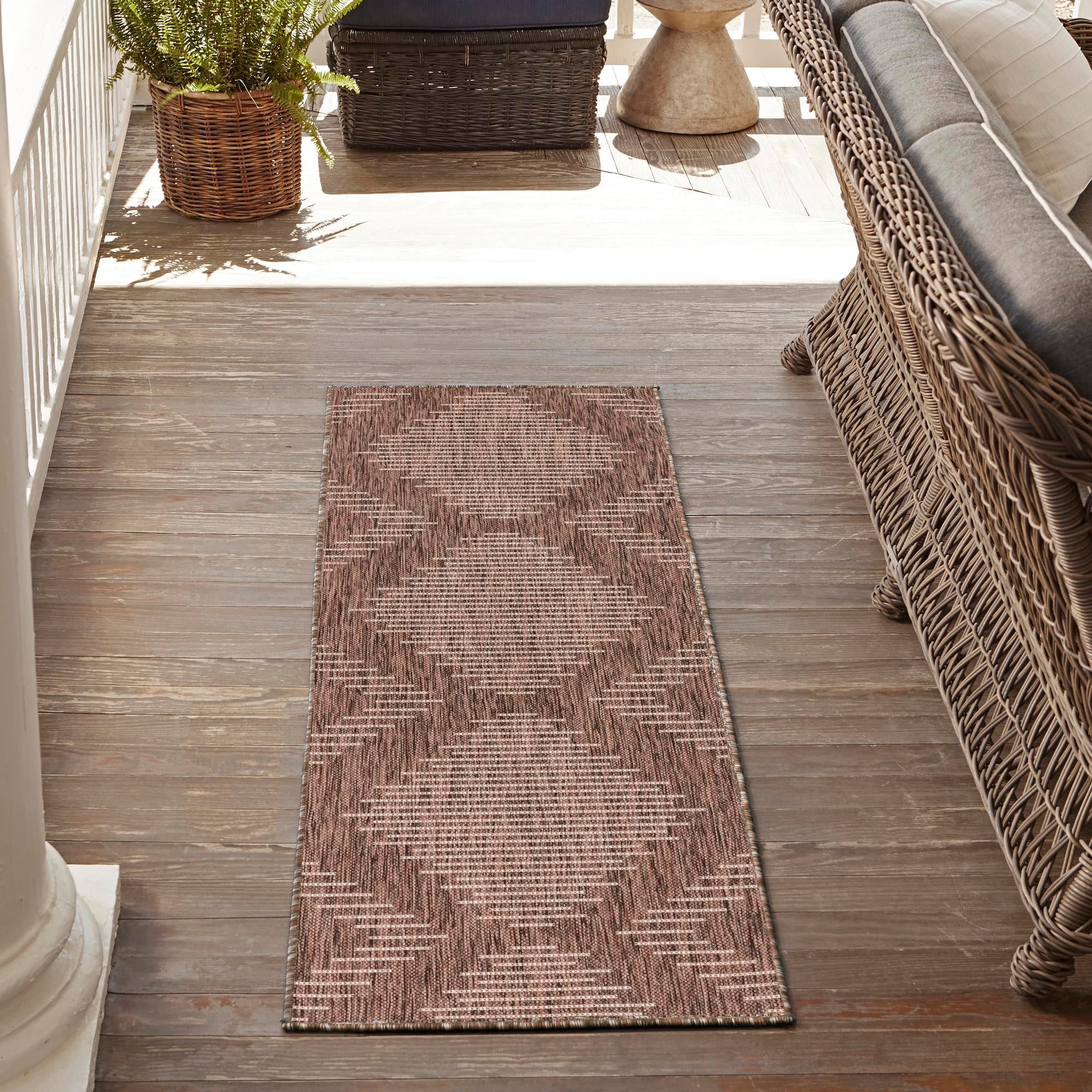 Urban Terrace Collection Area Rug -  Chelsea (Brown)