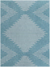 Urban Terrace Collection Area Rug -  Chelsea (Light Aqua) Rectangle Light Aqua Main