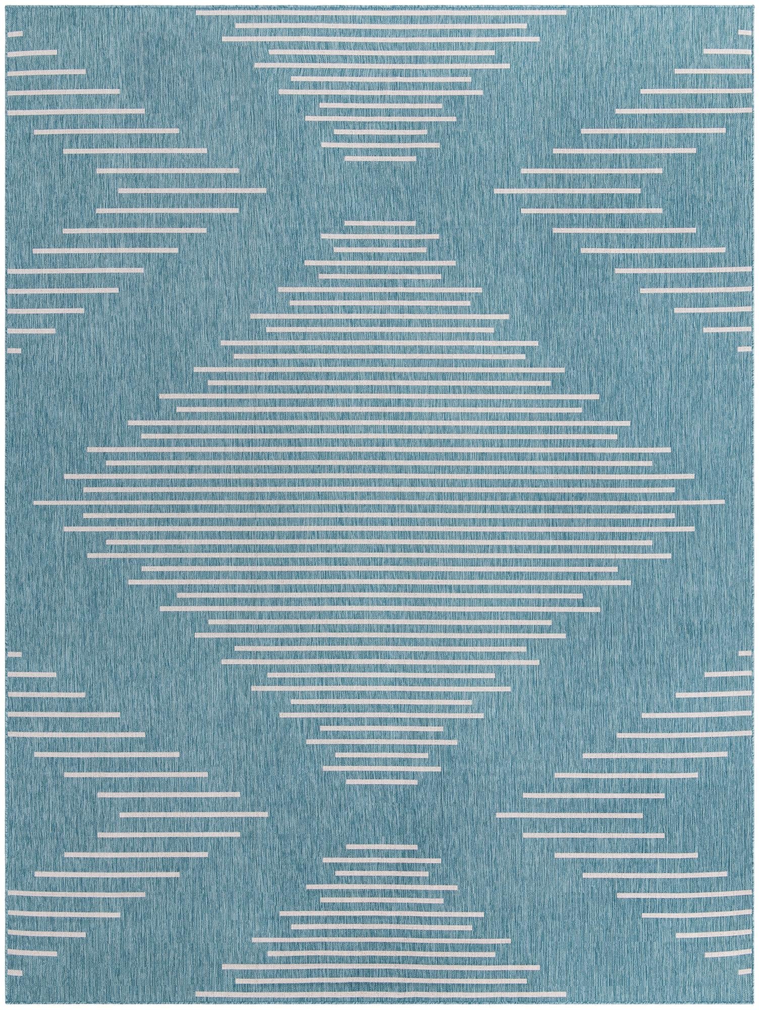 Urban Terrace Collection Area Rug -  Chelsea (Light Aqua)