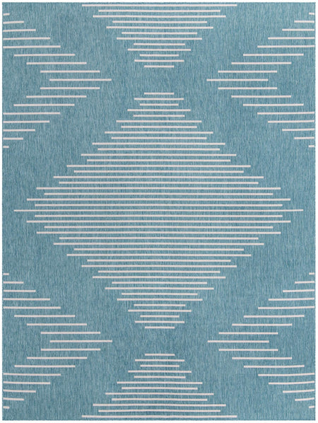 Urban Terrace Collection Area Rug -  Chelsea (Light Aqua)