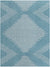 Urban Terrace Collection Area Rug -  Chelsea (Light Aqua) Rectangle Light Aqua Main