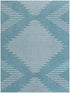 Urban Terrace Collection Area Rug -  Chelsea (Light Aqua)