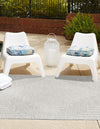 Urban Terrace Collection Area Rug -  Chelsea (Gray) Square Gray  lifestyle 13