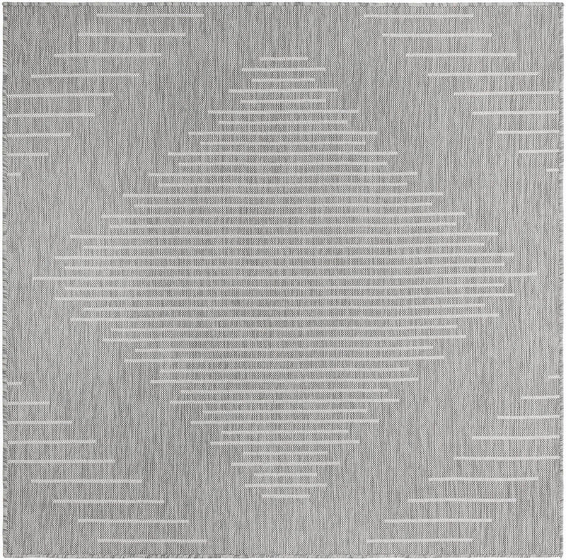 Urban Terrace Collection Area Rug -  Chelsea (Gray) Square Gray Main