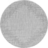 Urban Terrace Collection Area Rug -  Chelsea (Gray) Round Gray Main