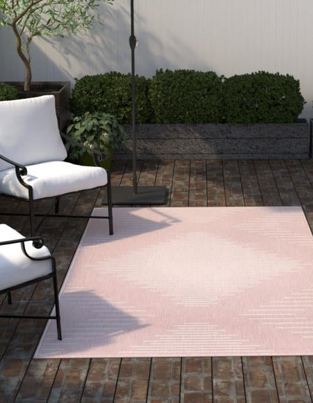 Urban Terrace Collection Area Rug -  Chelsea (Pink)