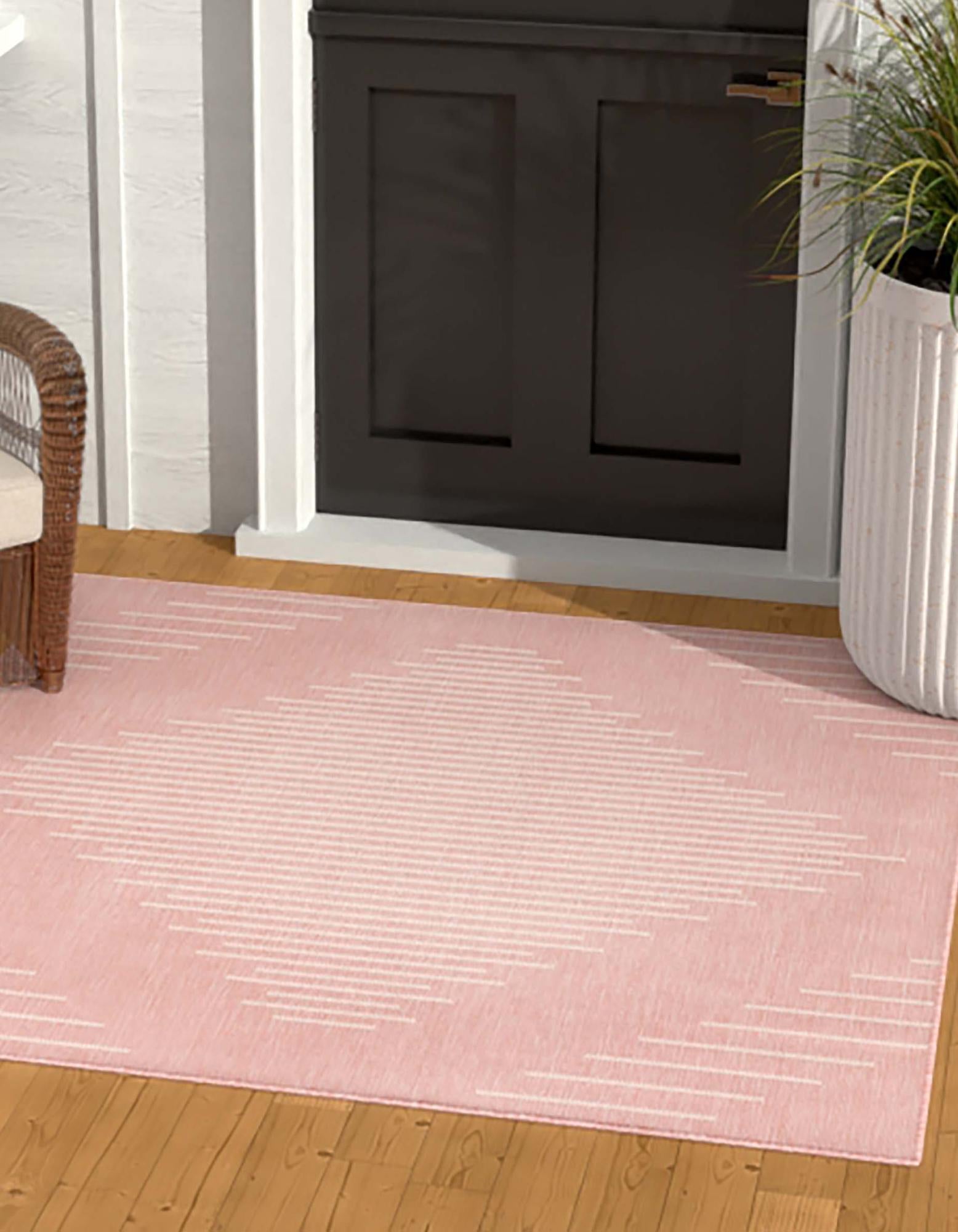 Urban Terrace Collection Area Rug -  Chelsea (Pink)