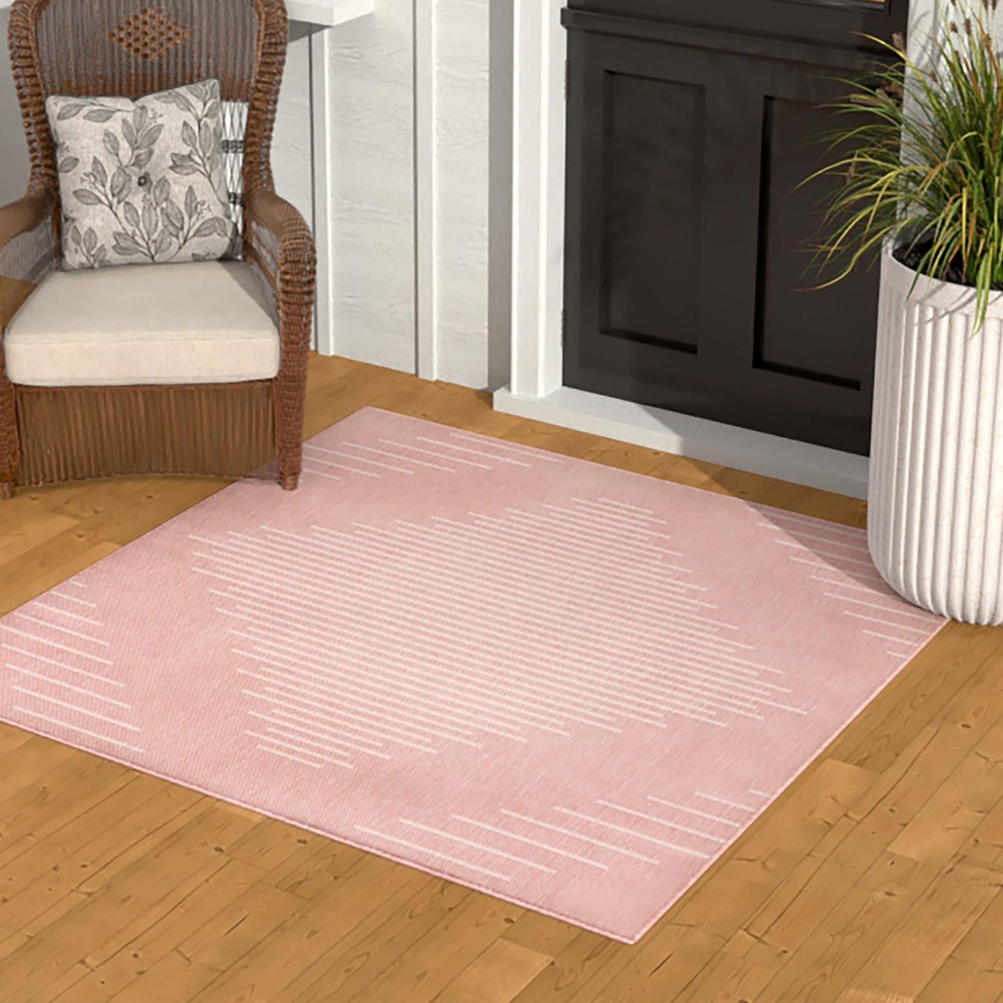 Urban Terrace Collection Area Rug -  Chelsea (Pink)