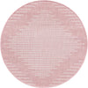 Urban Terrace Collection Area Rug -  Chelsea (Pink) Round Pink Main