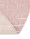 Urban Terrace Collection Area Rug -  Chelsea (Pink) Round Pink  lifestyle 10