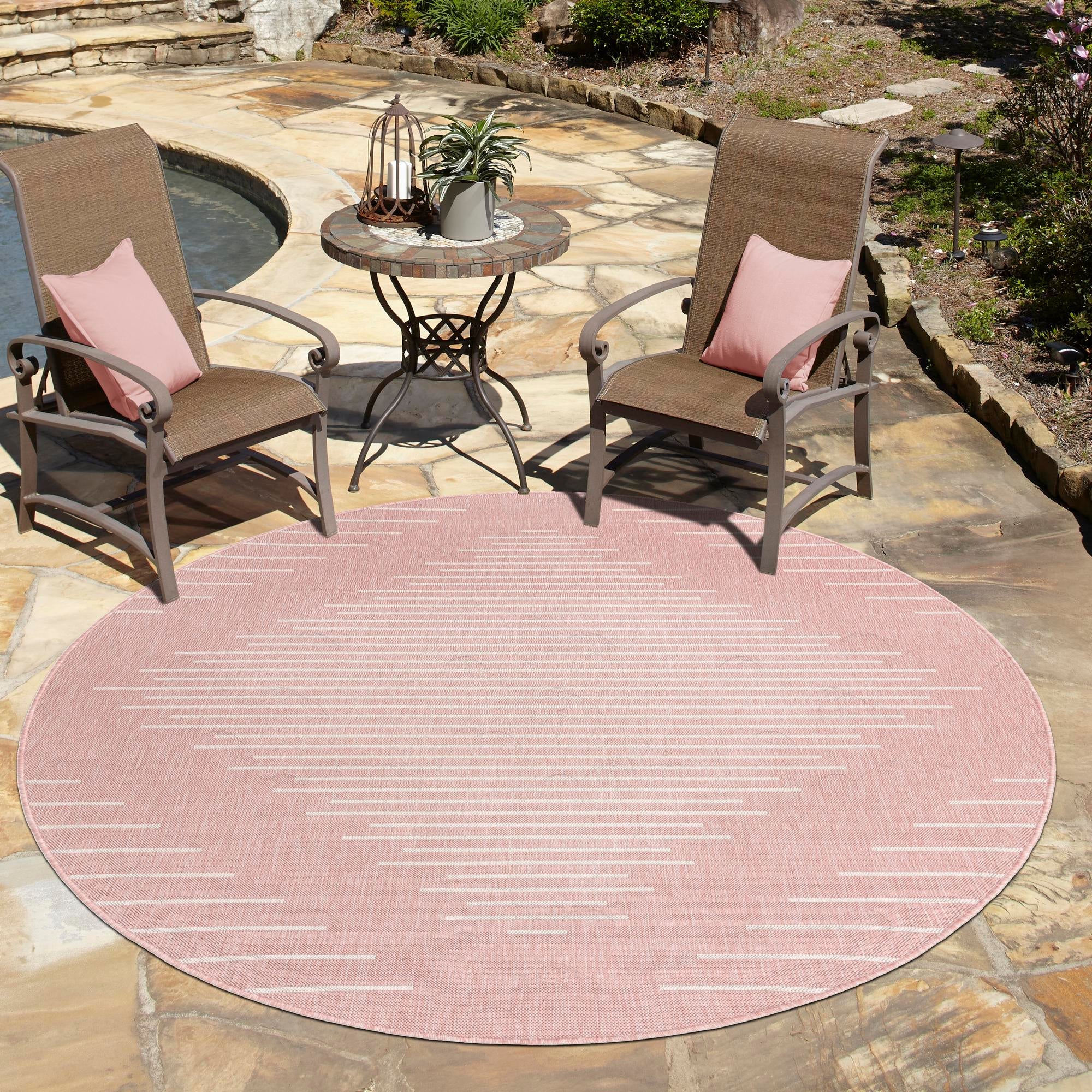 Urban Terrace Collection Area Rug -  Chelsea (Pink)