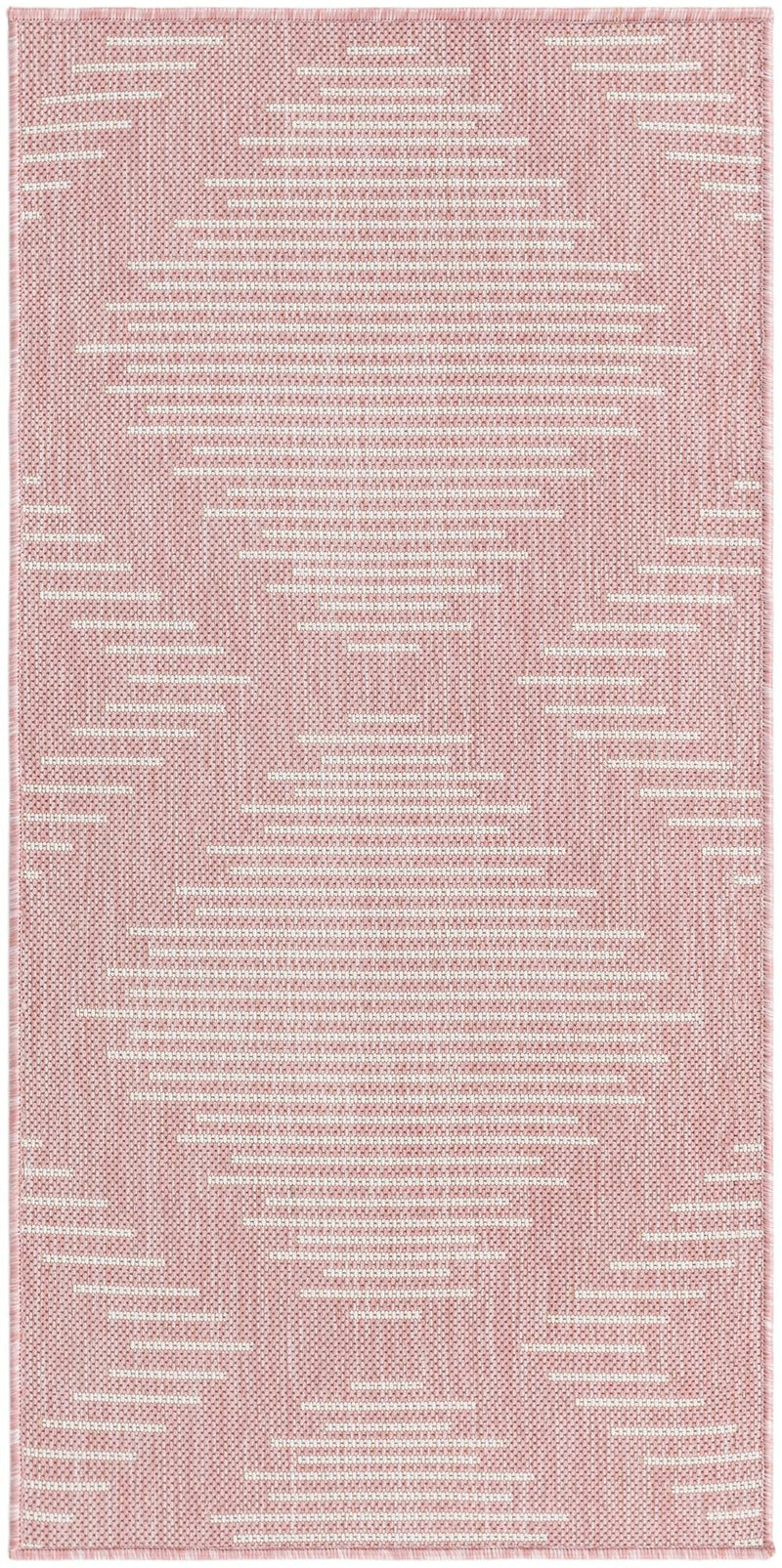 Urban Terrace Collection Area Rug -  Chelsea (Pink) Runner Pink Main