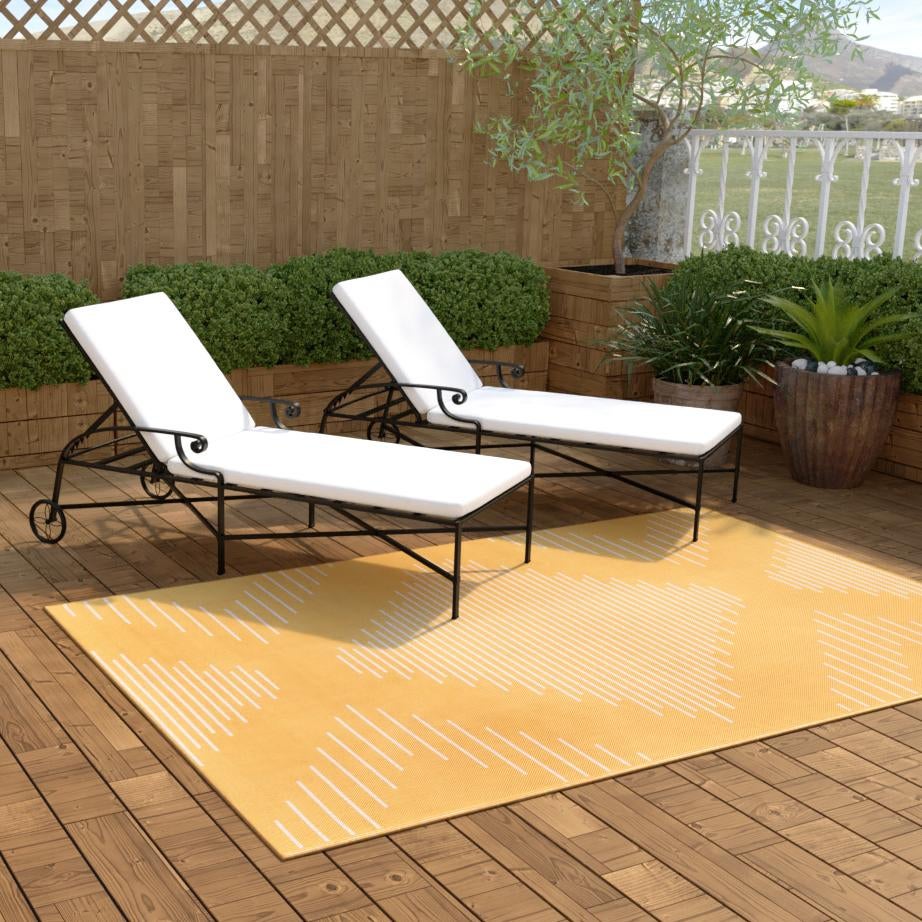 Urban Terrace Collection Area Rug -  Chelsea (Yellow)