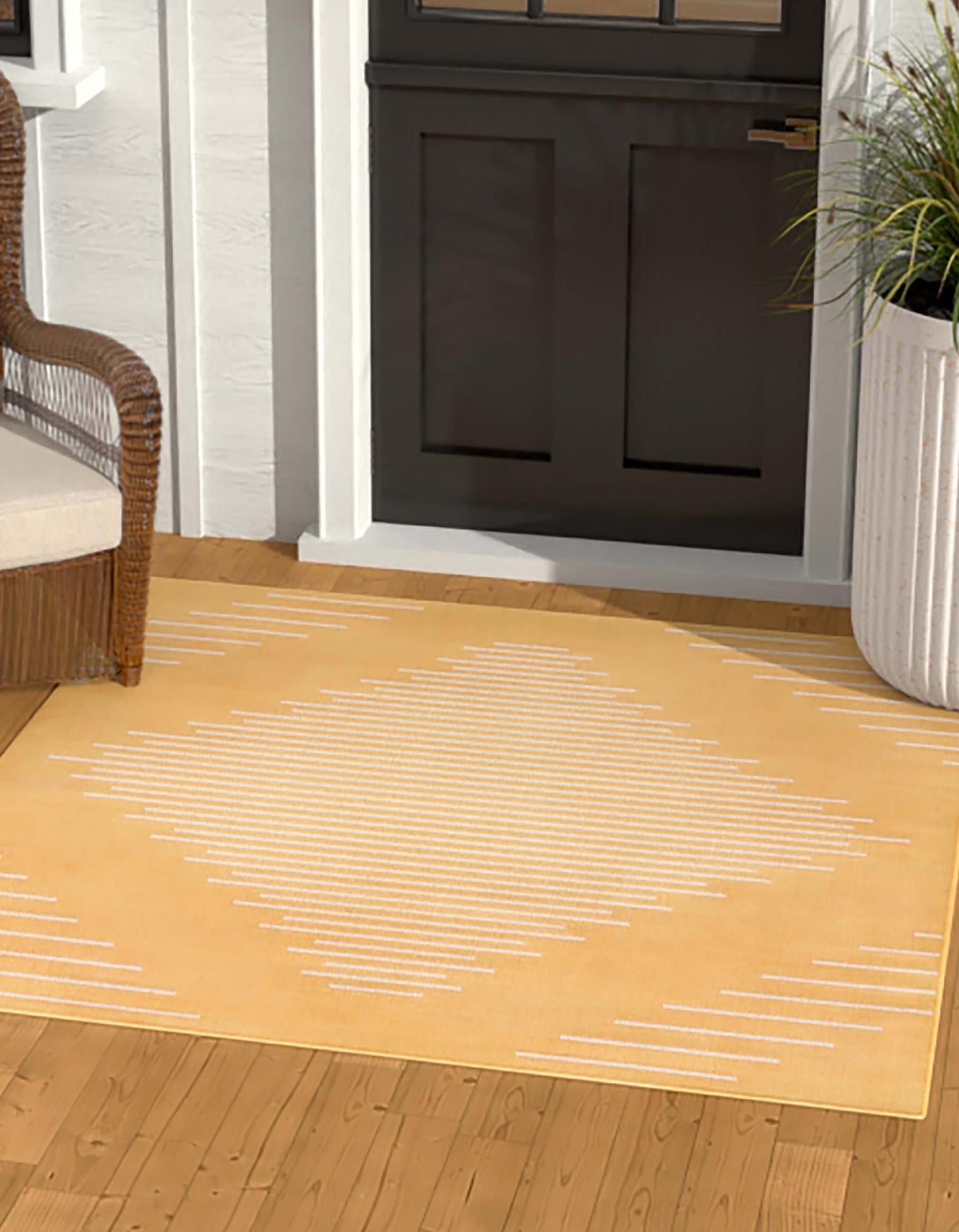 Urban Terrace Collection Area Rug -  Chelsea (Yellow)