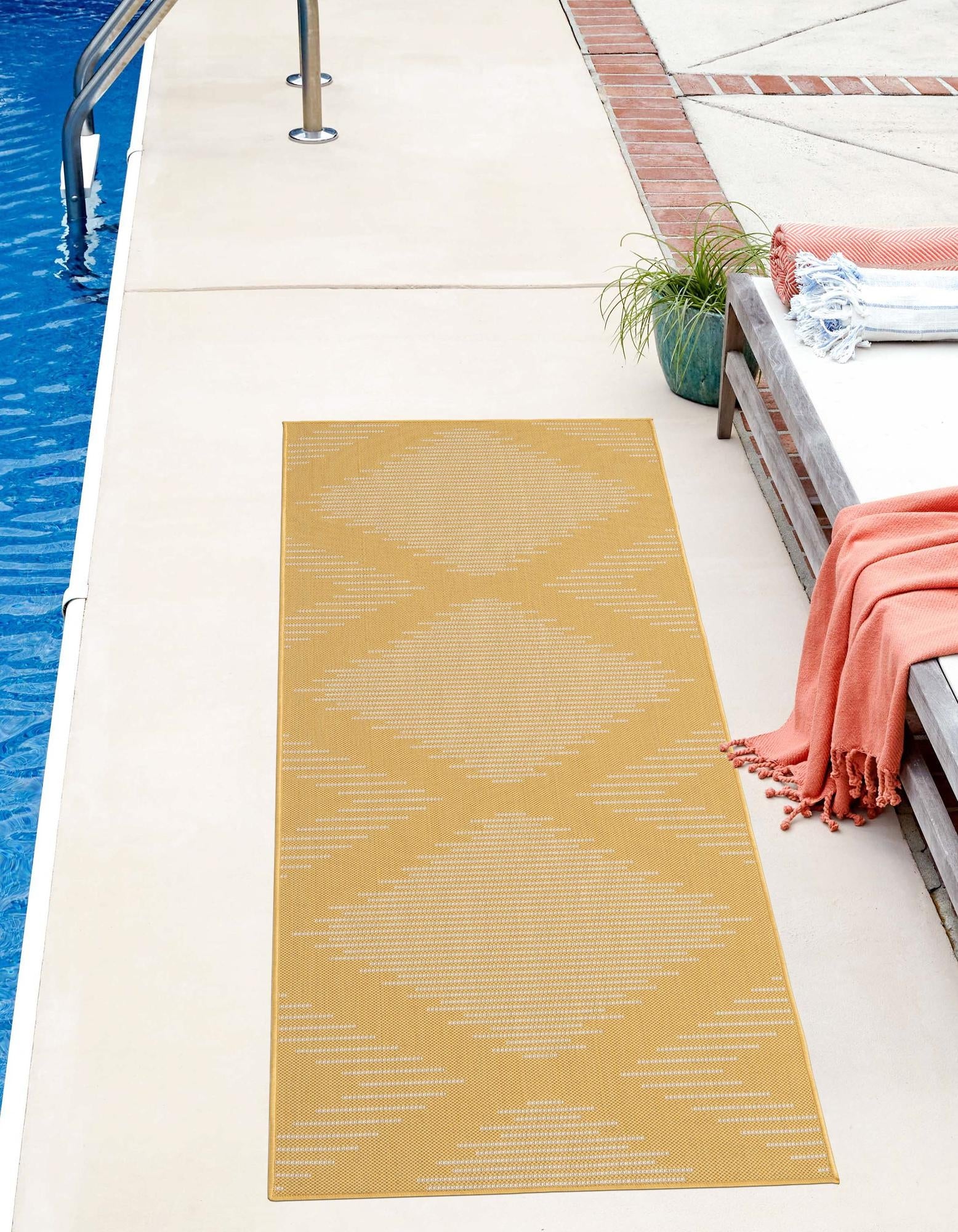 Urban Terrace Collection Area Rug -  Chelsea (Yellow)