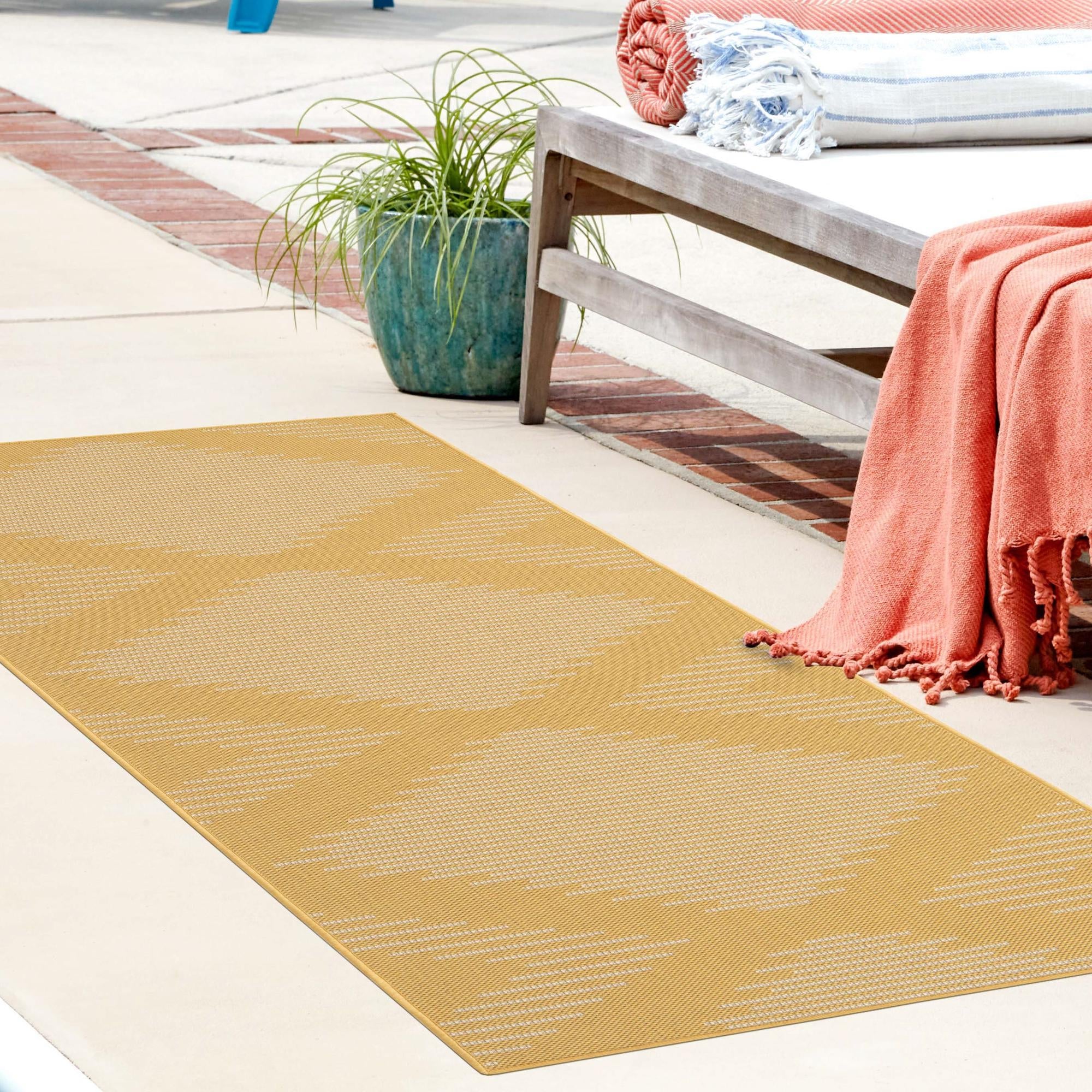 Urban Terrace Collection Area Rug -  Chelsea (Yellow)