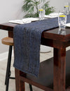 Woven Seaside Jute Collection Area Rug - Savannah (Navy Blue) Table Runner Navy Blue  lifestyle 33