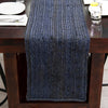 Woven Seaside Jute Collection Area Rug - Savannah (Navy Blue) Table Runner Navy Blue  lifestyle 115