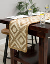 Woven Seaside Jute Collection Area Rug - Marina Table Runner Natural  lifestyle 48