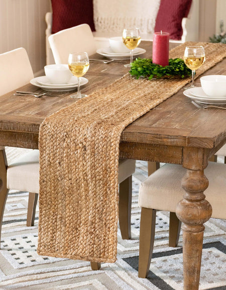 Woven Seaside Jute Collection Area Rug - Savannah (Natural)