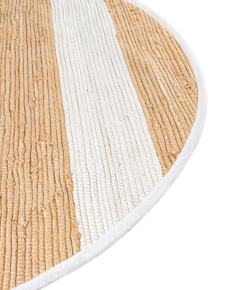 Tassel Trail Collection Area Rug - Pathway (Beige)