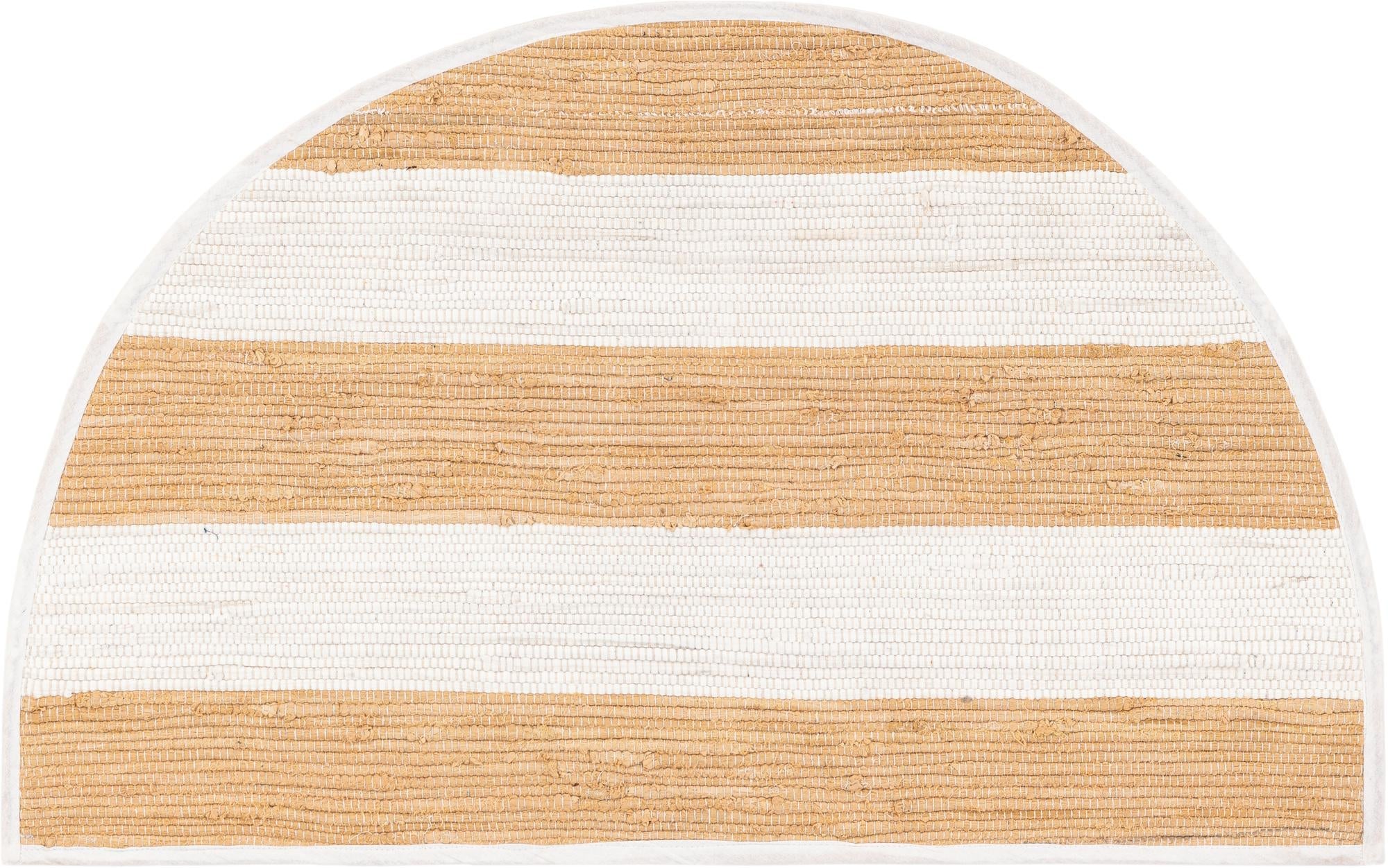 Tassel Trail Collection Area Rug - Pathway (Beige)