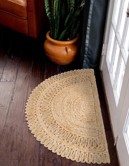 Woven Seaside Jute Collection Area Rug - Seaside