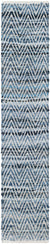 Zigzag Marina Collection Area Rug - HarborStripes Table Runner Denim  lifestyle 61