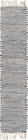 Coastal Boho Jute Collection Area Rug - Capri Table Runner Navy Blue  lifestyle 47