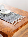 Coastal Boho Jute Collection Area Rug - Capri Table Runner Navy Blue  lifestyle 61