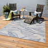 Garden Terrace Escape Collection Area Rug -  Evergreen (Light Gray) Square Light Gray  lifestyle 19