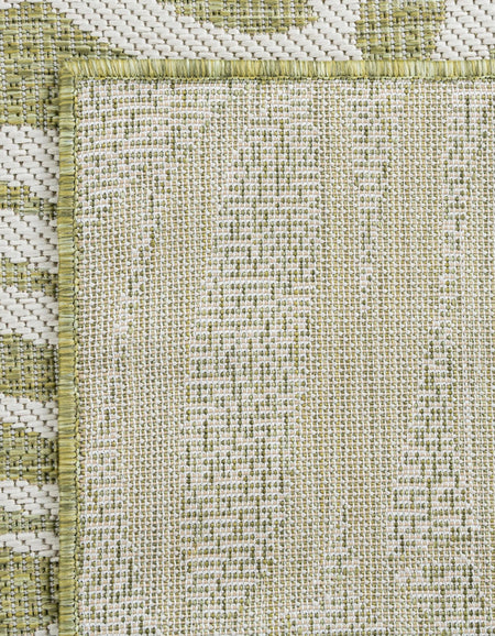 Seaside Blooms Collection Area Rug - Verdure (Green)