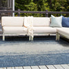 Urban Terrace Collection Area Rug -  Vanderbilt Square Blue  lifestyle 166