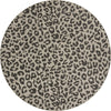 Jungle Expedition Collection Area Rug -  Amazon (Light Gray) Round Light Gray  lifestyle 15