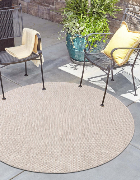 Seaside Serenity Collection Area Rug - Veranda (Beige)