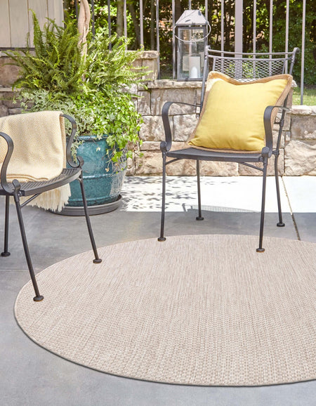 Seaside Serenity Collection Area Rug - Veranda (Beige)