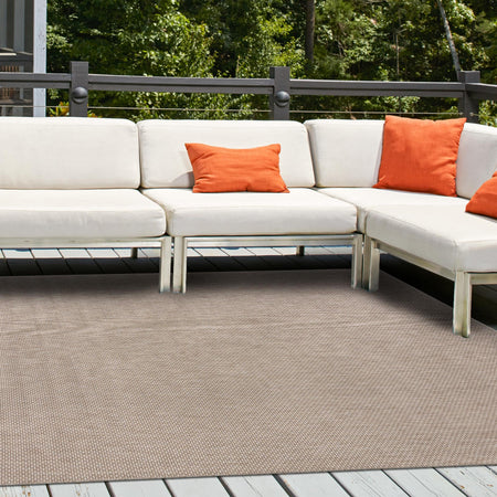 Seaside Serenity Collection Area Rug - Veranda (Beige)